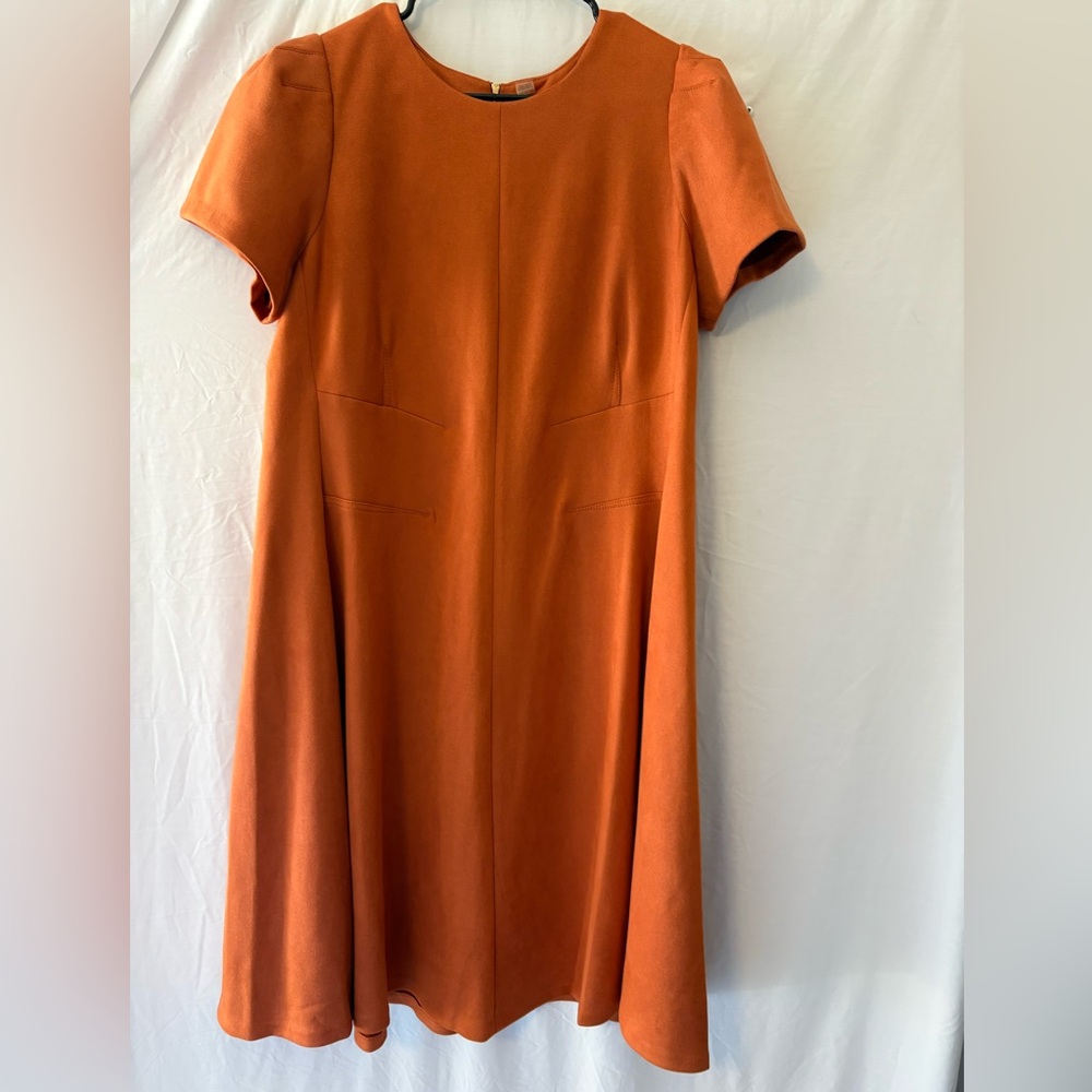 Calvin Klein Orange Midi Dress